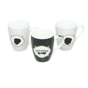 ACafe Society Silhouette 3 Mugs